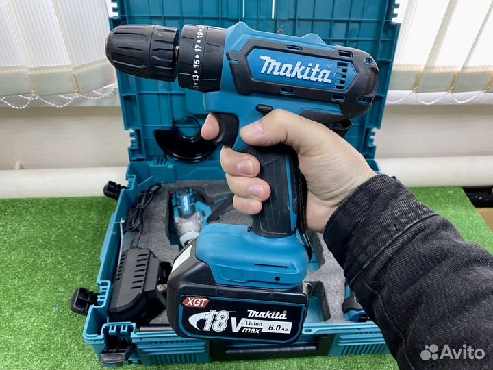 Болгарка гайковерт шуруповерт набор makita 18v