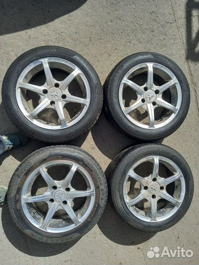 Диски легкосплавные на Пежо 15