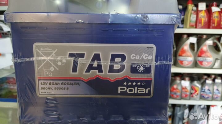 Аккумулятор TAB 60а/ч, беспл.доставка, гарантия