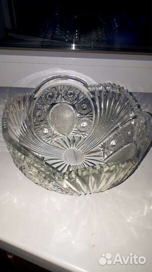 Салатник хрусталь