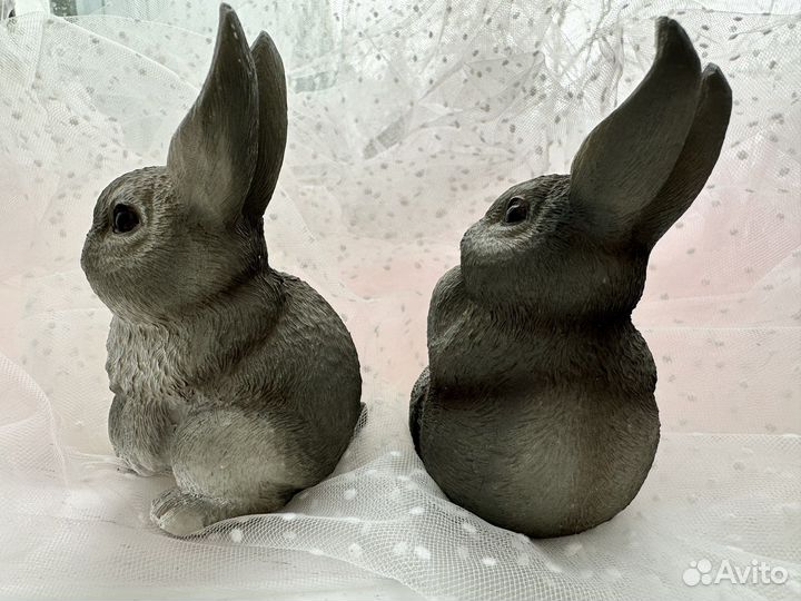 Зайчата милахи пасхальные фигурки