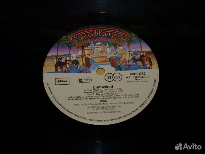 Kiss на фирменном виниле