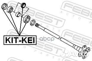 Подшипник роликовый задней полуоси, ремкомплект