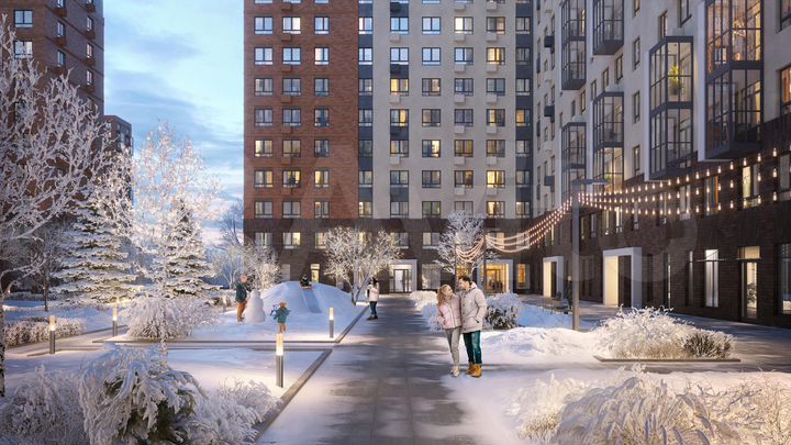 3-к. квартира, 77,8 м², 11/17 эт.