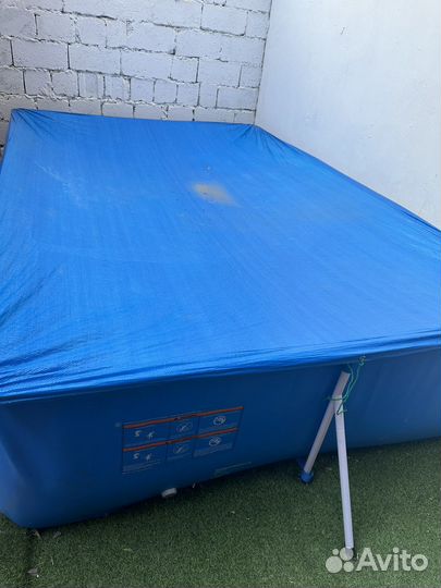 Каркасный бассейн прямоугольный бу