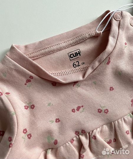 Комбинезон слип для девочки 62