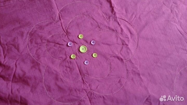 Комплект шторы и покрывало в детскую для девочки