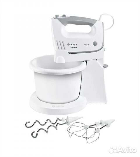 Стационарный миксер Bosch ErgoMixx MFQ36460, белый