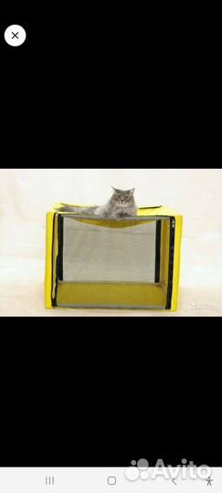 Выставочная клетка для животных разборная с чехлом