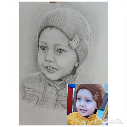 Портрет по фото (карандаш)