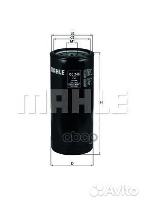 Фильтр масляный Scania 4s 'OC246 Mahle/Knecht