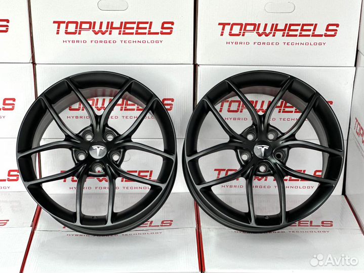 Диски Tesla Model 3 18 8.5J вес 8.6kg Black