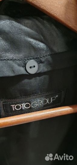 Кожаная дубленка мужская toto group