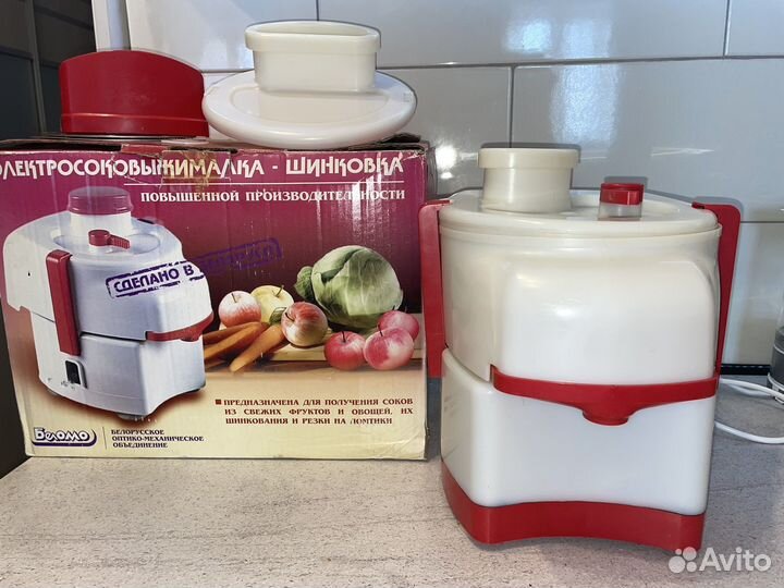 Электросоковыжималка и шинковка