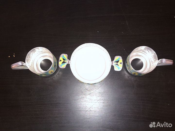 Подстаканники и конфетница