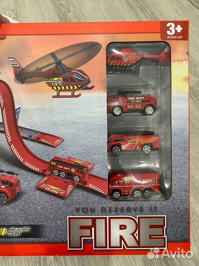 Игровой трек пожарная станция