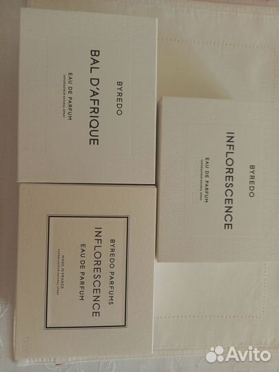 Byredo коробки и флаконы из под парфюма