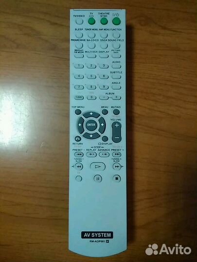 Пульт Sony RM-ADP001 для домашнего кинотеатра