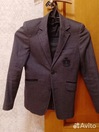 Для школы пиджак для мальчика 134