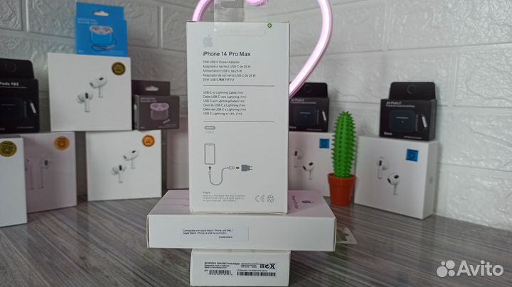 Комплект кабель Type-C + Адаптер 2A/20W(1:1 ориг)