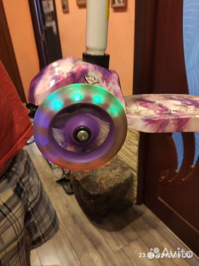 Самокат детский трехколесный бу