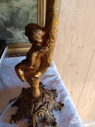 Антикварная лампа Голландия