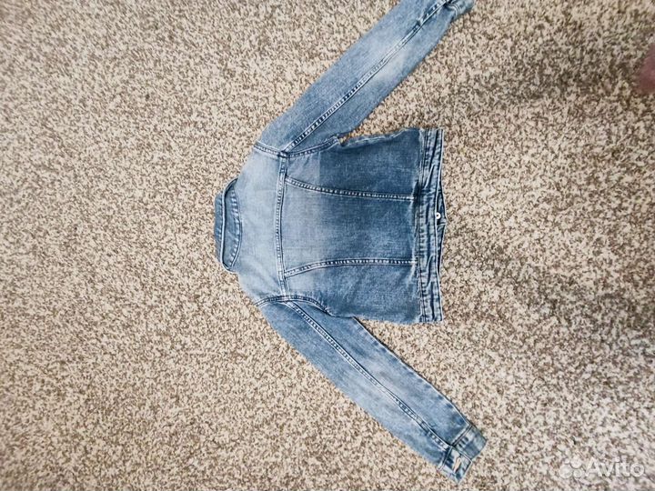 Джинсовая куртка для девочки 116 122