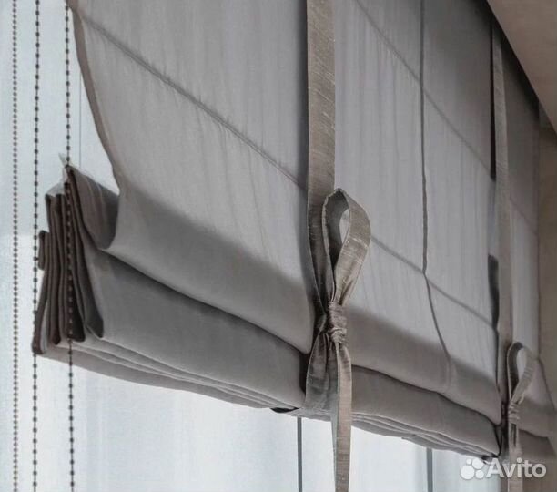Римская штора на заказ на створку окна