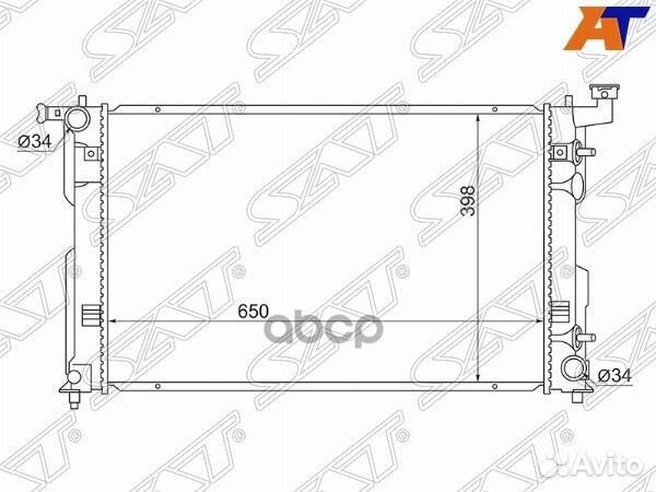 Радиатор Toyota Vista 98-03 / Vista Ardeo 98-03
