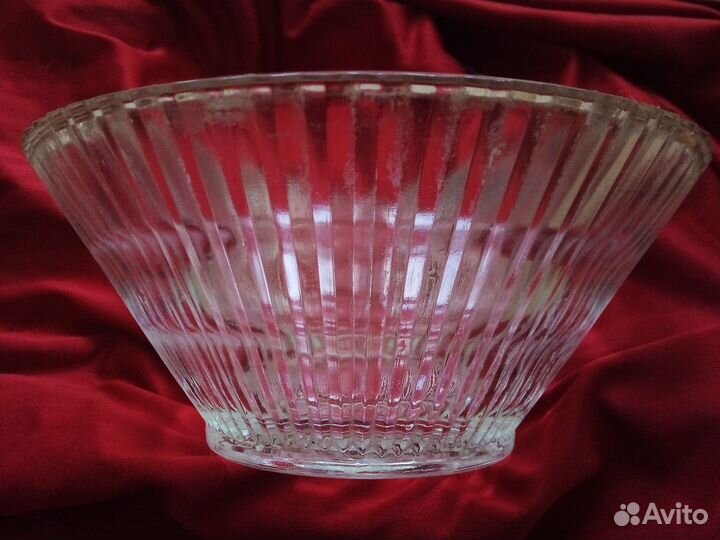 Ваза сахарница стекло. СССР дизайн