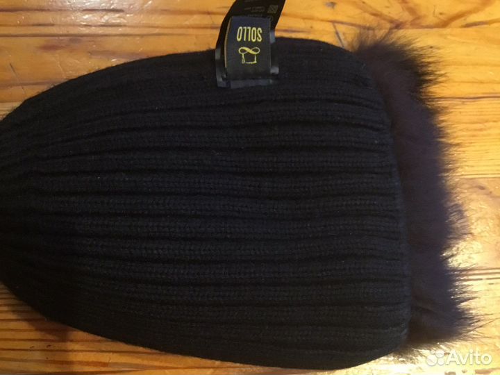 Шапка женская песец