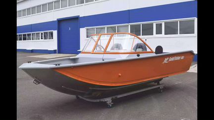 Люкс лодка-480 DCM fish+доставка по рф+бак+сиденья