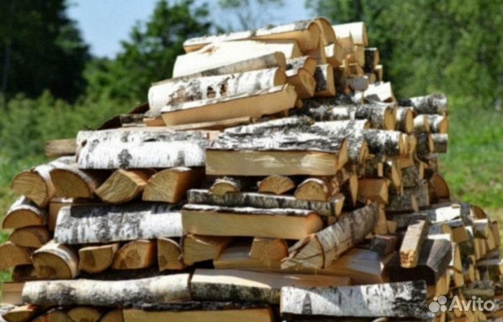 Дрова березовые колотые