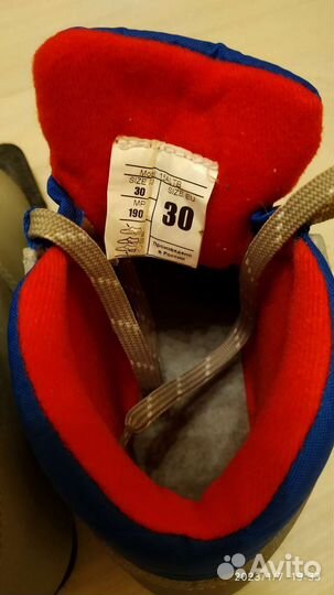 Лыжные ботинки детские 30 размер