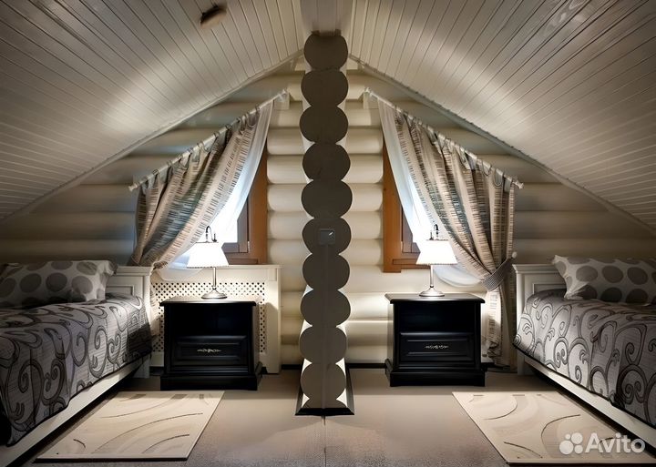 Домик срубовой для семьи