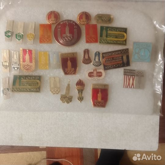 Значки СССР олимпиада 80