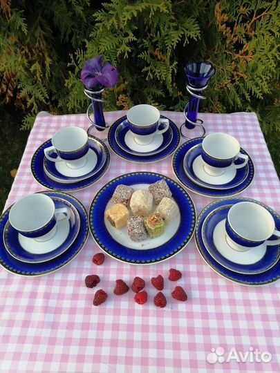 Кофейные трио. Фарфор. Швеция