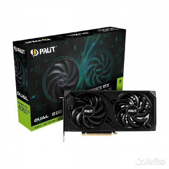 Видеокарта Palit rtx 4060ti dual 8gb