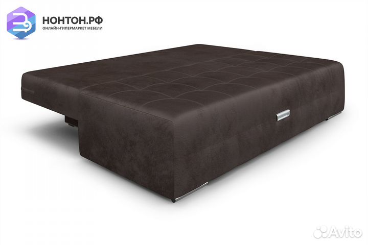 Диван еврокнижка Марсель 4 микровелюр коричневый
