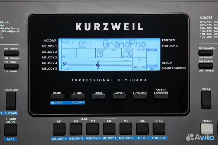 Синтезатор Kurzweil KP150, 61 клавиша