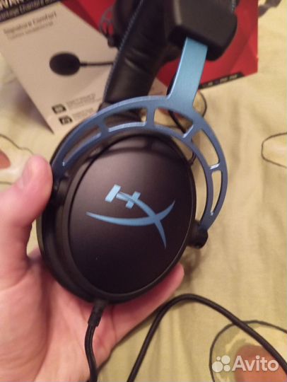 Игровые наушники hyperx