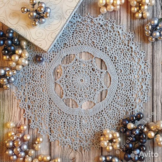 Салфетка ручное кружево