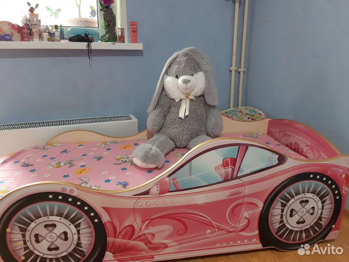 Новая Кровать машина для девочки