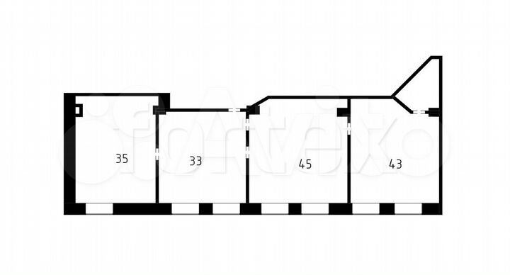Сдам офисное помещение, 153 м²