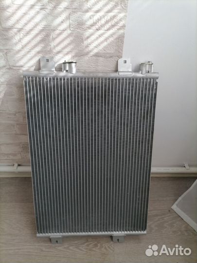 Радиатор кондиционера Renault logan, без осушителя