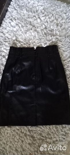 Кожаная юбка