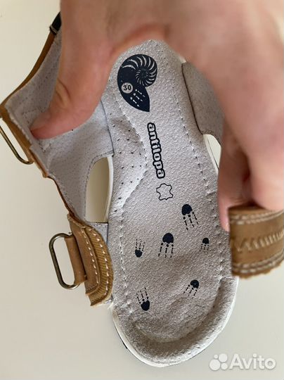 Босоножки антилопа для мальчика