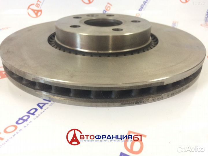 Диск тормозной передний, 09A42610 volvo S60;S80