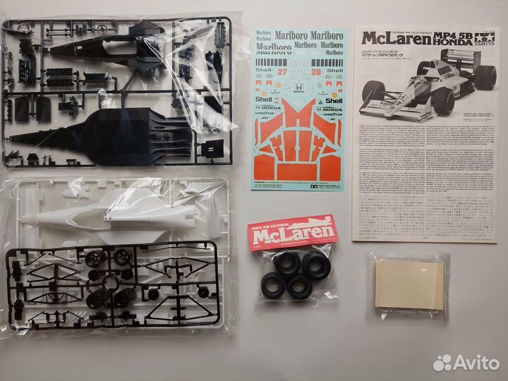 Сборная модель 1/20 Tamiya McLaren MP4/5B Honda