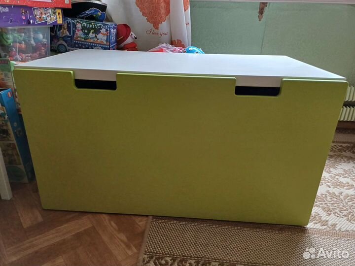 Скамья с ящиком стува икеа